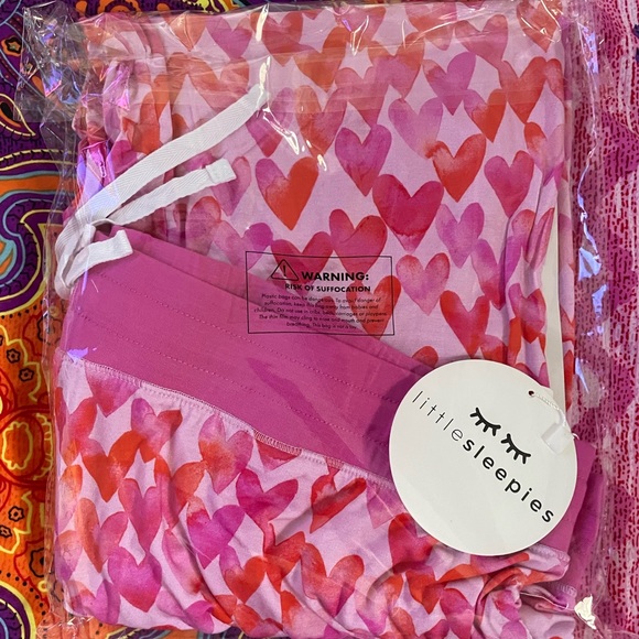 Little Sleepies Valentine’s Day Pj Pants - Picture 3 of 5